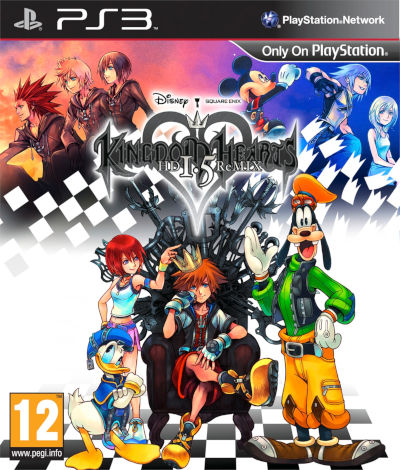 kingdom hearts 1.5 hd remix clean cover art